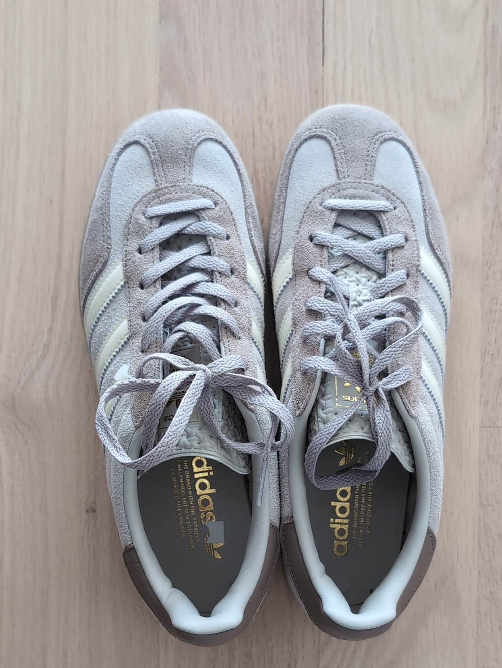 adidas Gazelle Taupe And Cream